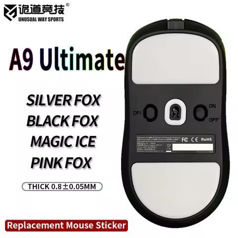 UnusualWaySports Mouse Skates Feet ATK Dragonfly A9 Ultimate Air Cambered Surface PTFE Anti Collapse