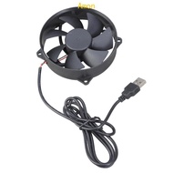 Amon 5V USB PC Router Fan 92MM Cooling Fan Brushless Portable Cooling Fan Replacement for Router Mod