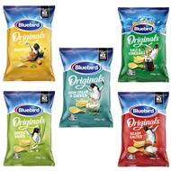 Bluebird Originals / Thick Cut Potato Chips - Ready Salted/ Salt & Vinegar/ Sour Cream & Chives/ Gre