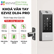 Ezviz DL04 Pro fingerprint lock - Automatic single latch lock, Many ways to unlock, Wi-Fi supports r