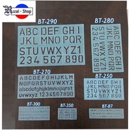 Butterfly Alphabet Letter & Number Screen Printing Ruler Model Ruler Stencil Template