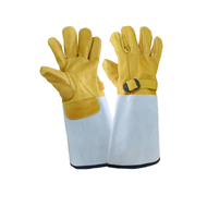 REGELTEX ถุงมือกันไฟฟ้า 500/2500V Class 00 พร้อมถุงมือหนังสวมทับ ถุงมือยางกันไฟฟ้า