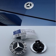 57MM AbS Car Hood Front Bonnet Badge Emblem For Mercedes Benz Logo Accessories W124 W140 W163 W202 W203 W204 CLA CLK CLS GLA GLC