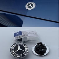 57MM AbS Car Hood Front Bonnet Badge Emblem For Mercedes Benz Logo Accessories W124 W140 W163 W202 W