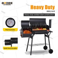 5-15 Persons Smoker Grill Outdoor BBQ Grill Camping Charcoal Barbecue Grill Automatic Rotary Grill