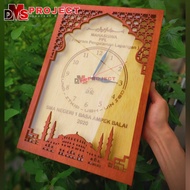 Jam dinding hadiah pernikahan kado seserahan plakat