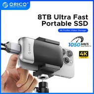 ORICO USB3.2 SSD SSD แบบพกพารุ่น8T รองรับ4K สำหรับ iPhone 17 16Pro