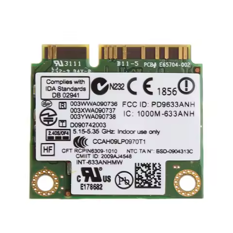 Dual Band 450M 633ANHMW PCI-E Wireless Card for intel Ultimate-N WiFi Link 6300