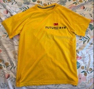 二手 3M FUTURO 護多樂 男裝 黃色 快乾 跑步 運動衫 Tee 一件 ( M Size 中碼 非 Nike Adidas )