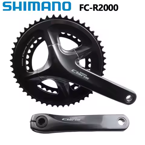 SHIMANO CLARIS R2000 Crankset 50-34T Double Chainring 170mm 165mm Crank Arm Length Options for 8 Spe