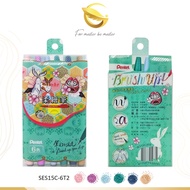 Pentel Fude Touch brush pen 6 beautiful even ink colors