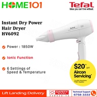 Tefal Instant Dry Power Hair Dryer HV6092
