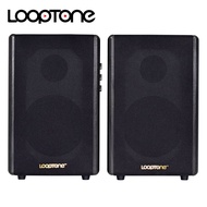 LoopTone Powered Bookshelf Speakers Stereo Active Near Field Studio Monitors