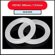 Silicone O-Ring Grade 10.9 Alloy Steel Easy Install Strong Durable (2-10pcs) [FKY-M1]