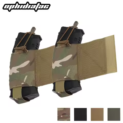 OPHIDIAN V2 Ferro Combat Vest Style Elastic Radio Storage Pouch Magazine Pouch FCPC V5 Airgun Huntin