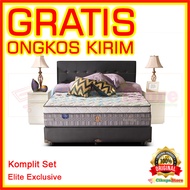 [Bed Set] Elite Exclusive Kasur Spring Bed - Kasur Divan Sandaran