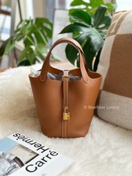 Hermes Picotin 18 Gold Ghw 金金