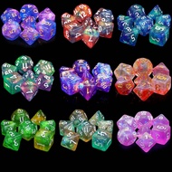 Dice Set of 7 | For DnD D&D MTG RPG TRPG Boardgames Board Game Tarot Cards Magic