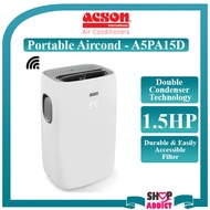 ACSON 1.5HP Moveo Portable AirCond A5PA15D Double Condenser Technology with WiFi Control