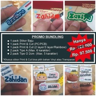 [PURNAMA Sticker] Clothes Sticker Label Sticker