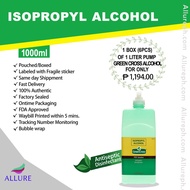 Isopropyl Alcohol Green Cross 1000mL Pump 6 Bottles