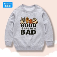 The Bad Guys 2 Kids Cartoon Sweatshirt Cotton O-neck Long Sleeve T-Shirt 3-14Years Kids Cartoon Spor