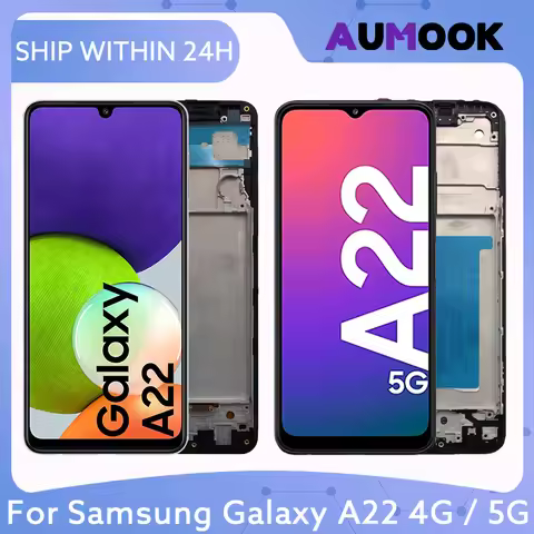 LCD Display For Samsung Galaxy A22 4G 5G Touch Screen Digitizer Assembly For Samsung A22 A225F A225M