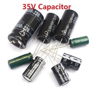 35V 4.7uF to 2200uF Aluminum electrolytic capacitor component