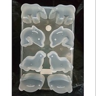 Dolphin pudding/bento mold bento accessories for kids