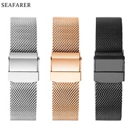 20mm Metal Stainless Steel Watch Band Strap for DW Tissot Longines Watch Series Sport Milanese Loop