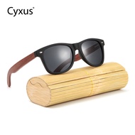 Cyxus Bamboo Wooden Glasses Outdoor Cycling Sunglasses Polarized Fashion Men's and Women's Sunglasse