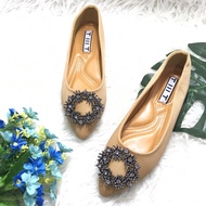Flat shoes TMT 739 premium lepes shoes with round logo