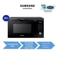 Samsung MC28M6055CK/S Convection 28L Microwave Oven with HotBlast™ technology | Slim Fry™ | Ceramic Enamel Interior