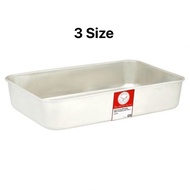 Eagle Aluminium Rectangular Multipurpose Trays / Cake Tins (4030/4035/4040)