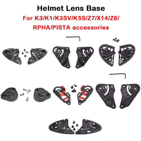 Motorcycle Helmet Lens Base for K3/K1/K3SV/K5S/Z7/X14/Z8/ RPHA/PISTA Accessories