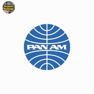 Pan Am Pan American World Airways airline logo sticker