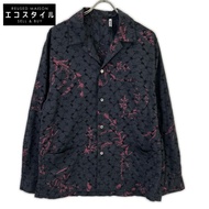 เสื้อเชิ้ตคอเปิด Captain Sunshine x UNITED ARROWS 25SS KSUA25SSH01 สีน้ำเงิน x ม่วง ไซส์ 40 [มือสอง]