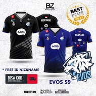 Evos 2022nd SEASON 9th JERSEY Shirt FULL PRINTING Adult & Child Mobile Legends GAME ML FREEFIRE FF P