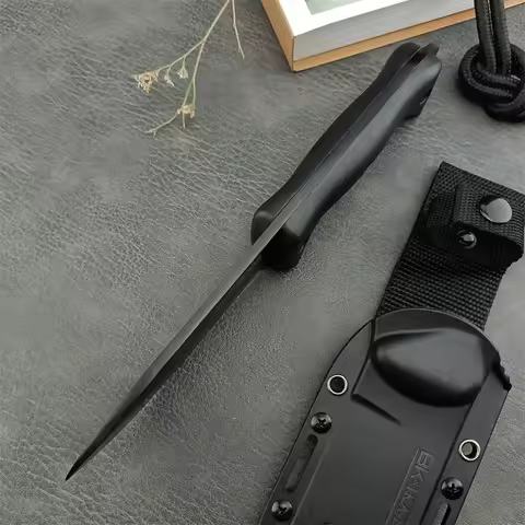 NEW KB Fixed Blade Knife BK2 Outdoor Camping Knife 8Cr13Mov Blade Nylon Fiber Handle EDC Survival Hu