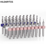 HILDARYTOS PCB Drill Bits Multifunctional PCB Twist Drill Wood CNC Drill Engraving Bit CNC Milling C