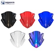 UQUEEN Motorcycle Windscreen Windshield Fairing Shield Sport Wind Protection for Kawasaki Ninja 250/