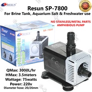 Resun SP-7800S For Brine Tank Pump For 100-300 Gallons (Pnd)(Pwh)(100gl)(120gl)(175gl)(200gl)(300gl)