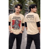 KATUN Avenged Sevenfold T-Shirt - A7X Asia Tour 2026 Distro T-Shirt - Combed Cotton