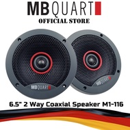 MB Quart M1 Series 6.5" 2 Way Coaxial Car Speaker 120Watts Spk M1-116