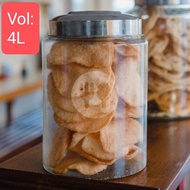 4L Sweet Pickled Cracker Jar / CWS Multipurpose Cracker Airtight Jar