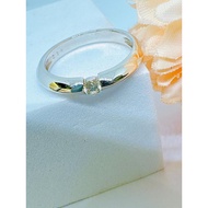 750 白金钻石戒指｜750 White Gold Diamond Ring
