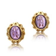 Tiffany &amp; Co., Paloma Picasso Gold and Amethyst Earclips