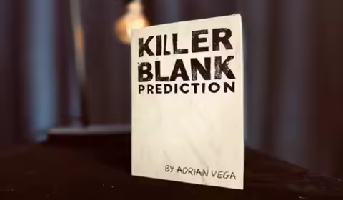 Killer Blank Prediction by Adrian Vega - Magic tricks (Instant Download)