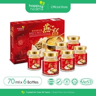 Happy Health® Bird's Nest with American Ginseng, White Fungus & Rock sugar (70ml x 6s) - HALAL SARAN