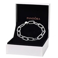 (การจัดส่งไทย) ของแทั 100% pandora กำไล  Bond intertwined Bracelet silver 925 Chain สร้อยข้อมือ